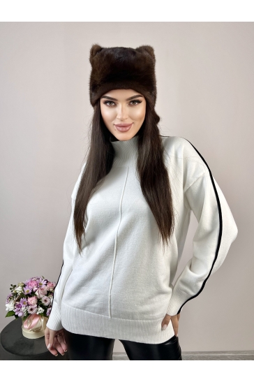 Меховая шапка женская из норки