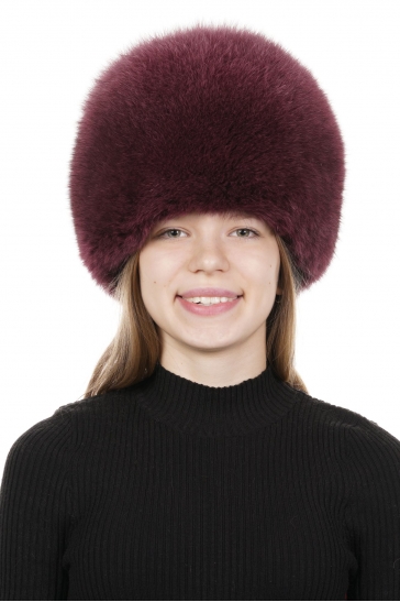 Шапка женская из песца